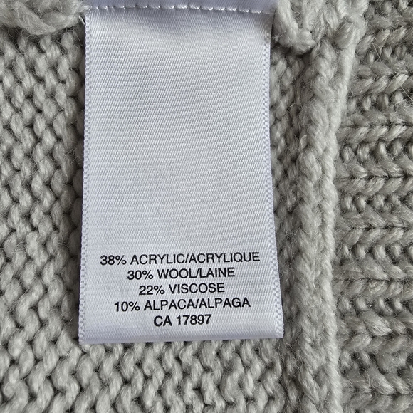 Banana Republic wool and alpaca blend open front cardigan size large - Picture 12 of 12